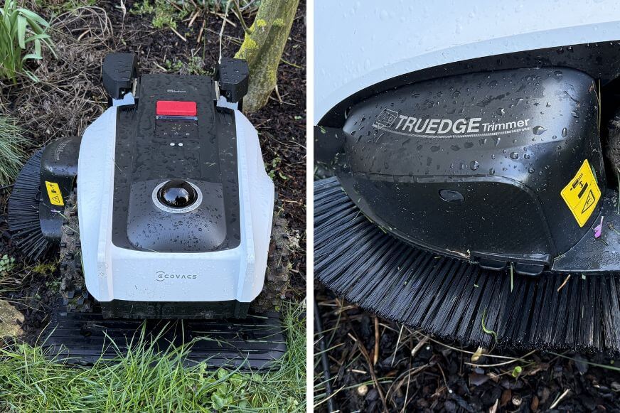 ECOVACS GOAT O1200 LiDAR PRO Mähroboter und Ladestation im Überblick mit TrueEdge Randtrimmer